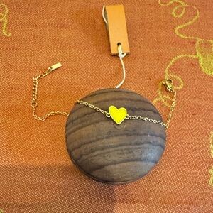 24 K. Gilded Gold MYA BAY Heart Bracelet